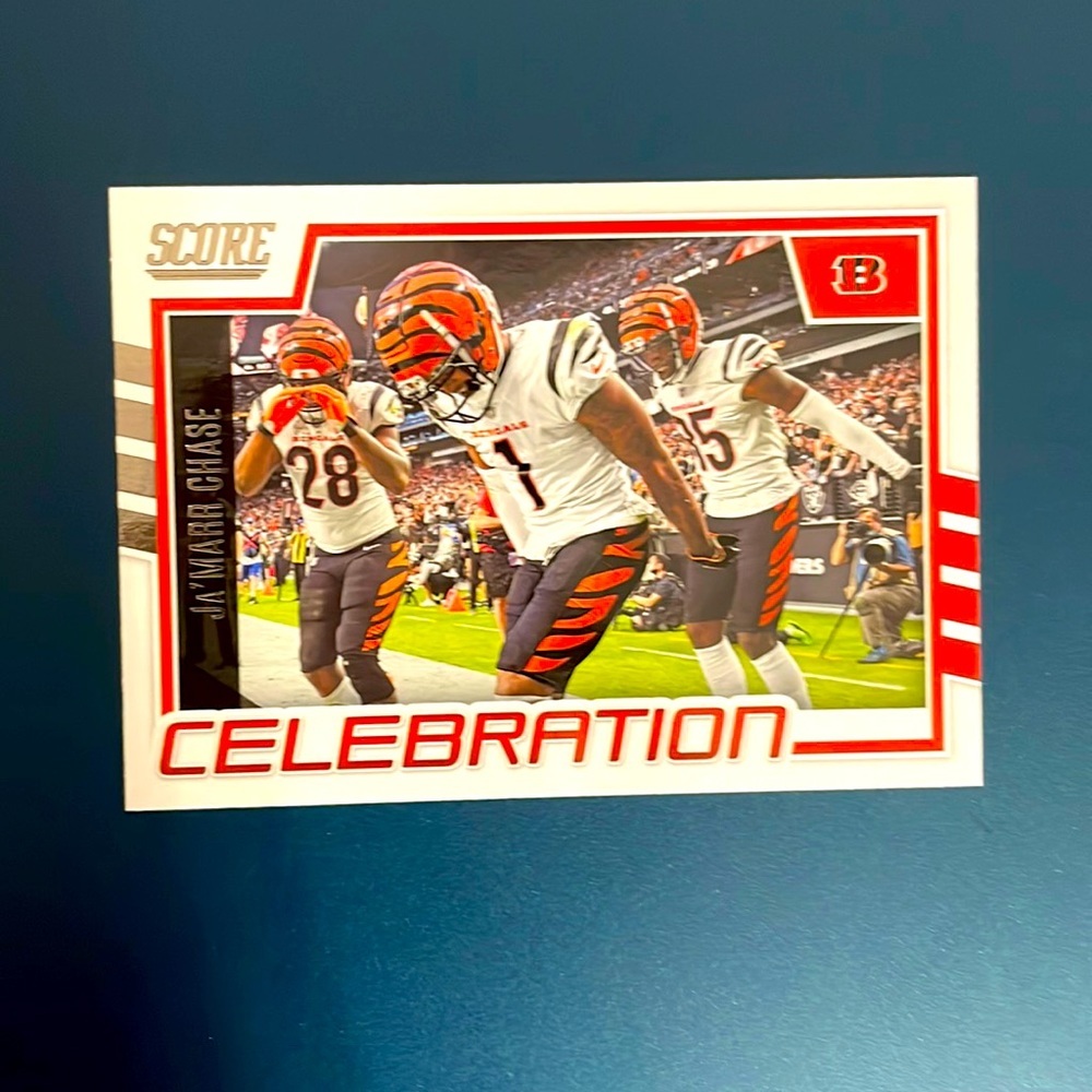 Ja'Marr Chase 2022 Score Celebration #C-JC